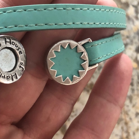 House of Harlow 1960 teal wrap bracelet - Picture 5 of 8
